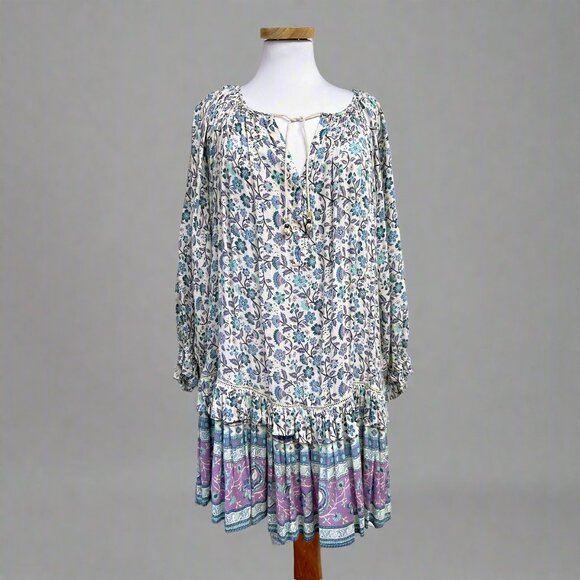 Spell and the Gypsy blue floral Dahlia dress, size XS - Picture 1 of 3